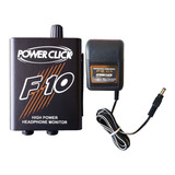 Amplificador De Fone De Ouvido Power Click F10 +  Fonte Ps01