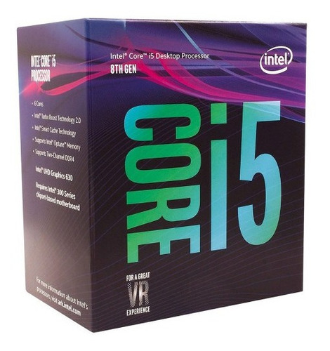 Processador Intel Core I5-8400 Bx80684i58400 De 6 Núcleos 
