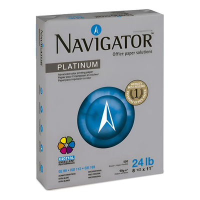 Navigator Papel Bond 90g Carta Extra Blanco 500 Hojas Multifuncional | MercadoLibre