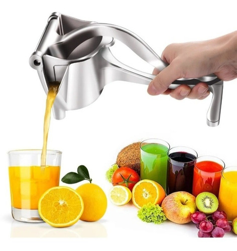 Exprimidor Manual De Frutas Saca Jugo De Acero Inoxidable 