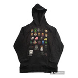 Sudadera Jinx, Para Niño Con Detalles De  Minecraft, Talla L