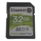 Sd Kingston 32 Gb Canvas Select Plus 