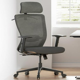 Silla De Oficina Ergonómica Con Soporte Lumbar Y Cojín Cómod