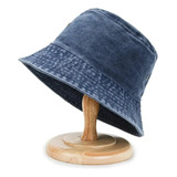 Gorro Bucket Hat Sombrero Pescador De Mezclilla