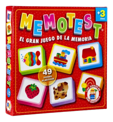 Juego De Mesa Memotest Infantil Ruibal H418