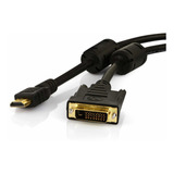 Kit Com 5 Cabos Dvi Para Hdmi - 3 Metros