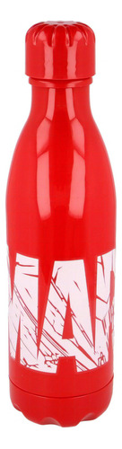 Botella Juvenil De 660 Ml De Marvel Color Rojo