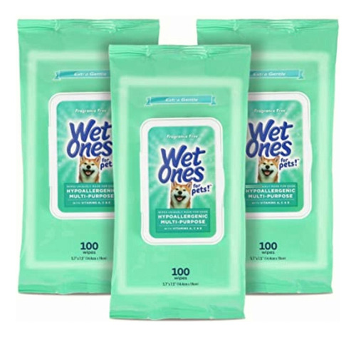 Wet Ones For Pets Multi-purpose Dog Wipes With Vitamins A, C