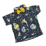 Camisa Espaço Astronauta Planeta Infantil Temática Menino