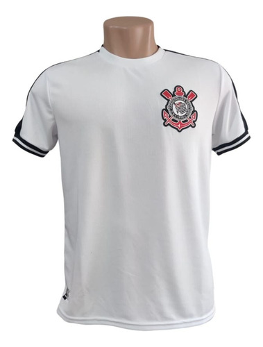 Camiseta Retro Corinthians Basilio 77 Listrada Camisa Timão