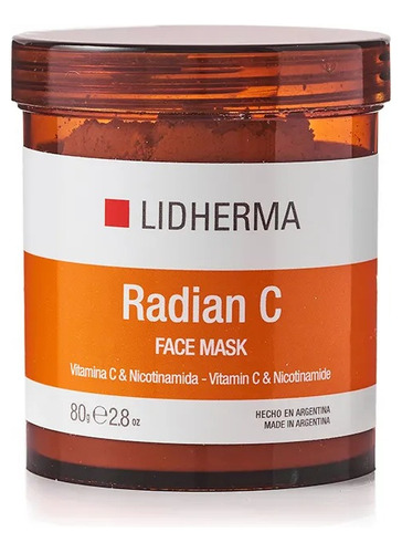 Radian C Face Mask Vitamina C Y Alfa Arbutina Nicotinamida Lidherma