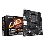 Placa Mãe Gigabyte A520mh Ryzen Amd Am4 M.2 Ddr4 Dvi Hdmi