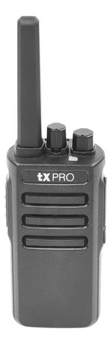 Radio Walkie Talkie Txpro Tx600 Uhf 5w 16 Canales Color Negro