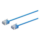 Cable De Conexión Ethernet Cat6 De Monoprice  30 Cm  Azul |