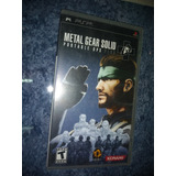 Psp Playstation Juego Metal Gear Solid Portable Ops Plus