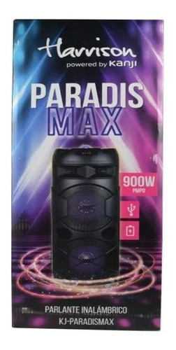 Parlante Torre 900w Con Bluetooth Luces Led Radio Fm Microfo