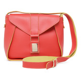 Bolsa Feminina Ombro Mini Bag Luxo Transversal Laranja 8180
