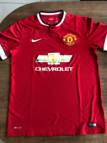 Camisa 1 Manchester United 14/15 - Vermelho Nike S/ Nº