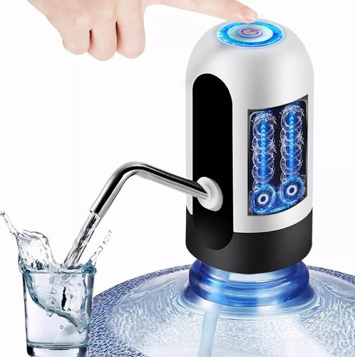 Bomba Dispenser De Agua De Bidon Usb Recargable 20 Litros