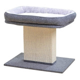 Catry Cat Bed With Scratching Post - Minimalist Style Design