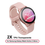 Lamina Tpu Para Samsung Galaxy Watch Active 2 44mm - Kit 2u