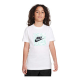 Polera Nike Sportswear Niños Blanco