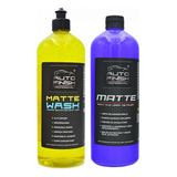 Autofinish Kit Pintura Mate Y Wrap Shampoo Y Detallador 1 Lt