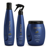 Aneethun Kit Linha A  Shampoo + Máscara 500g + Spray 150ml