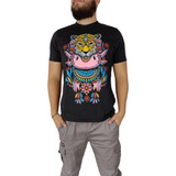 Playera Larva Ajolote Jaguar Arte Mexicano