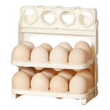 Huevera Organizador De Huevos Plegable Para 24 Huevos