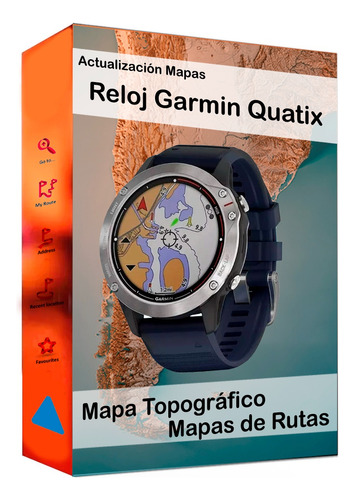 Actualización Gps Reloj Garmin Quatix Mapas Topográficos