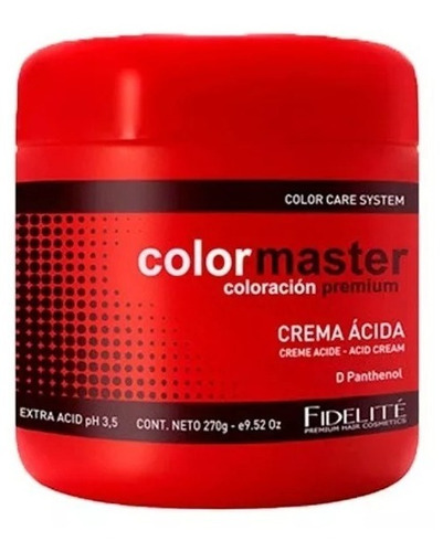 Fidelité Colormaster Crema Extra Ácida Ph3,5 D-pantenol