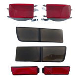 Kit Cuartos Reflejantes Golf Jetta A3 93-99 6 Pzas Rojo Humo