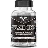 Arginina 100% Pura Fórmula Exclusiva Para A Vasodilatação Dos Músculos Com 2328mg De Arginina Por Dose 120 Cápsulas