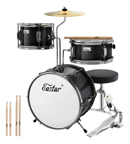 Eastar Drum Set For Kids Beginners - Kit De Batera De 3 Piez