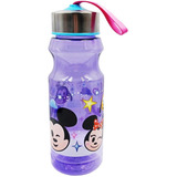 Botella De Agua Cilindro Tapa De Acero Mickey Y Minnie Baby