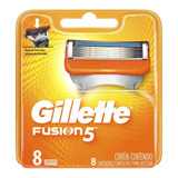 Carga Refil Lâmina Gillette Fusion 5 - 8 Cartuchos Fusion5