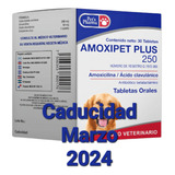 Amoxipet Plus 250, 30 Tabletas ** Pet's Pharma **