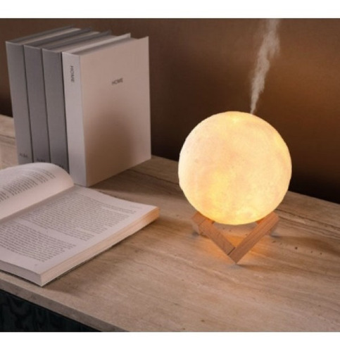 Lampara  Humidificador  En Forma De Luna