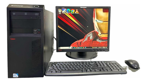 Pc Lenovo Thinkcentre Dual-core 4gb Ram 120ssd Monitor 19