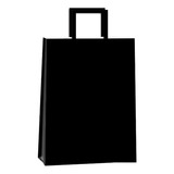 Bolsa Papel Pack 10 Und Romipack 30x41 Cm Por Color Color Negro
