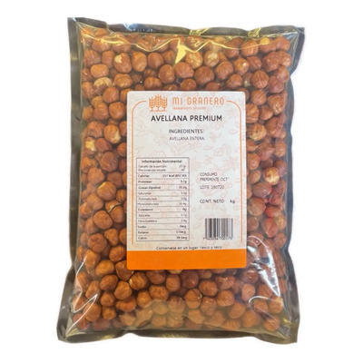 Avellana Pelada Entera Calidad Premium 500 Gramos | MercadoLibre