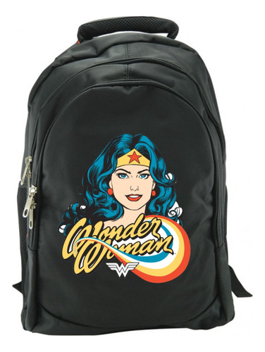 Morral Wonder Woman Mujer Maravilla Maleta Bolso De Espalda