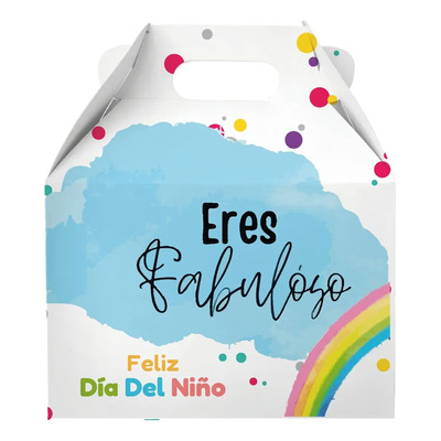 10 Cajas Dulceros Chicas Eres Fabuloso Día Del Niño Fiesta Multicolor
