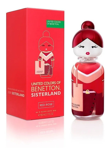 Benetton Sisterland Red Rose Perfume Mujer Edt 80ml