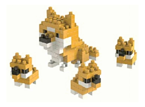 Imori Kits Minibloques Perro 3d
