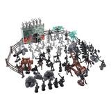 120pieces Medieval Knight Soldado Juguetes Warriors