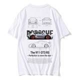 Playera Porsche 911 Gt3 Playera Blanca Mujer/hombre Playeras