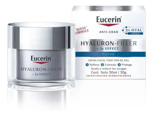 Crema Eucerin Hyaluron Filler 3x Effect - g a $3180