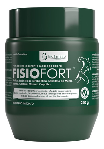 12 Unid Pomadas Massageadora Fisiofort 150g Original Oferta!